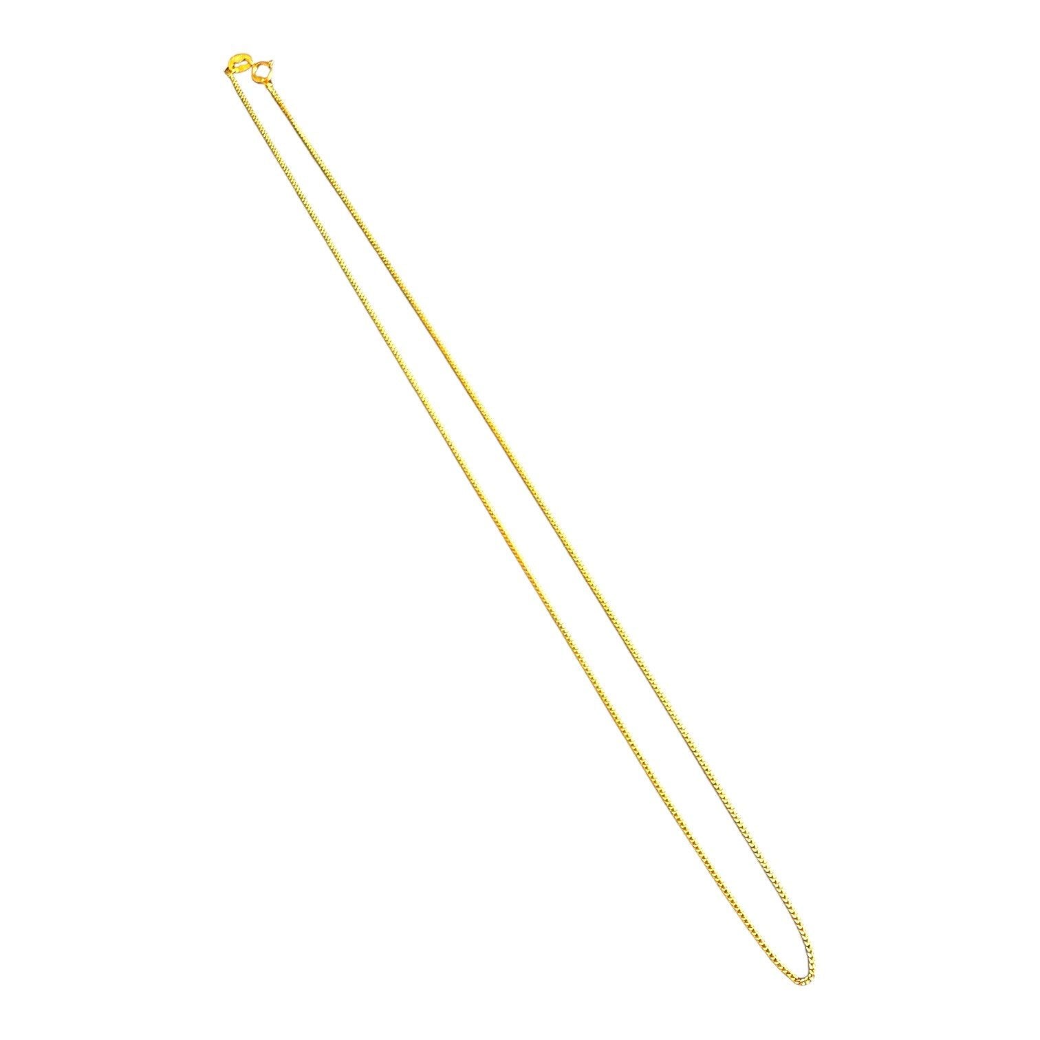 14K Gold Plated 925 Sterling Silver Elegant  Necklace Chain