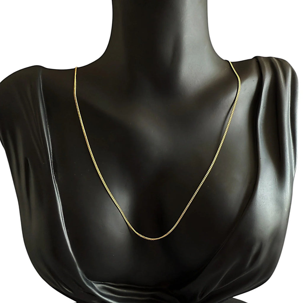 14K Gold Plated 925 Sterling Silver Elegant  Necklace Chain