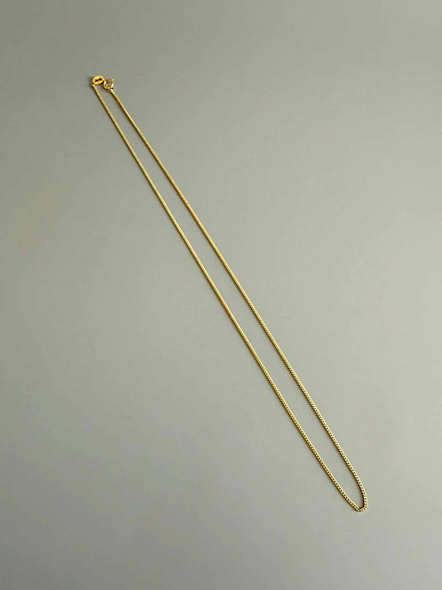 14K Gold Plated 925 Sterling Silver Elegant  Necklace Chain