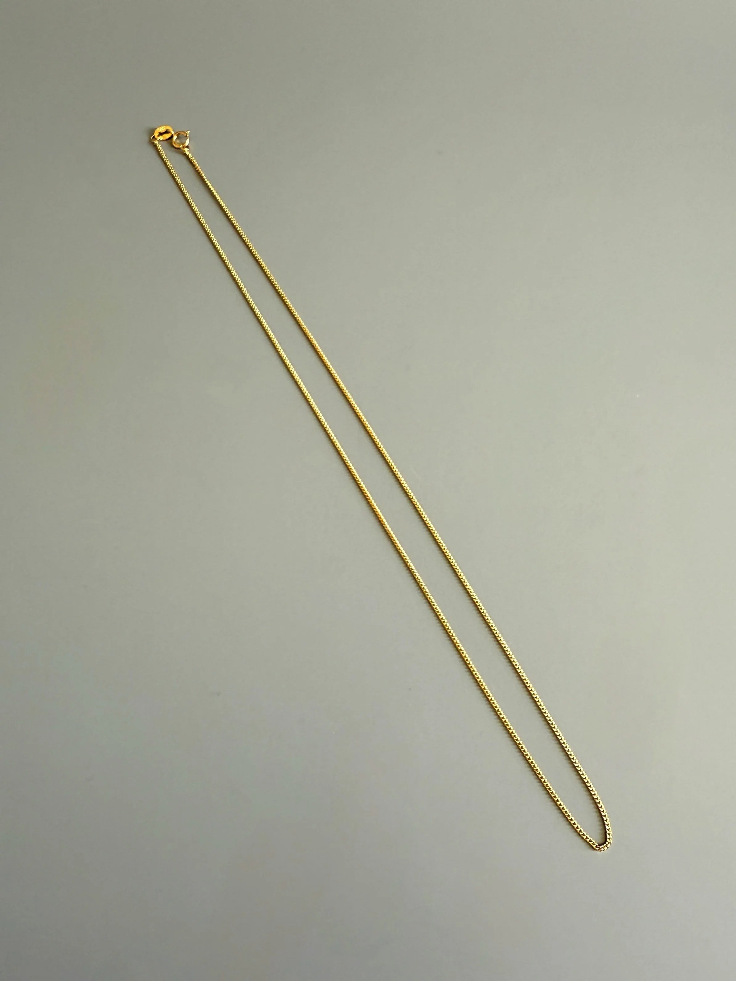 14K Gold Plated 925 Sterling Silver Elegant  Necklace Chain