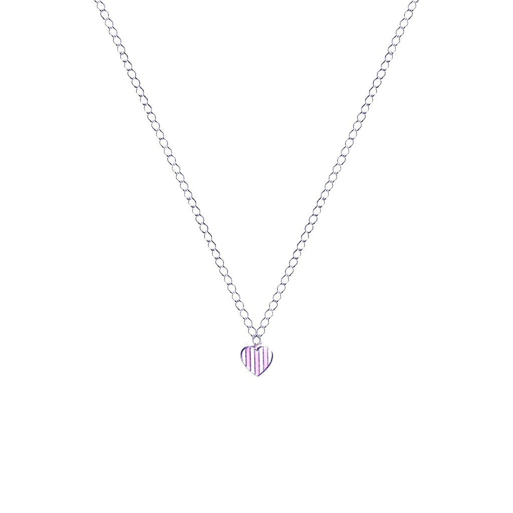 Candy Striped Heart Necklace, Playing Cards inspired Queen of Hearts | by lovedbynlanla-0