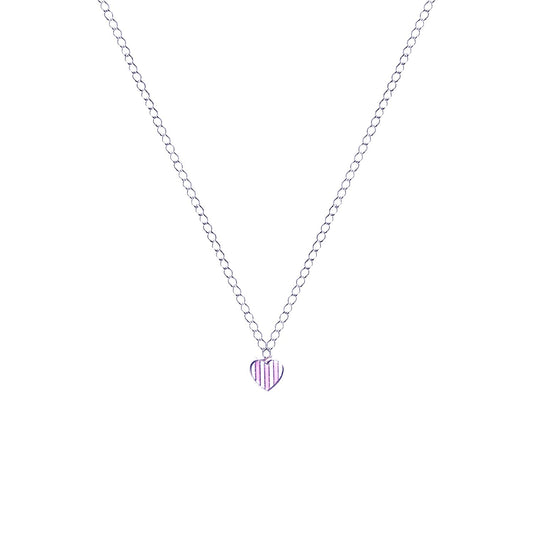 Candy Striped Heart Necklace, Playing Cards inspired Queen of Hearts | by lovedbynlanla-0