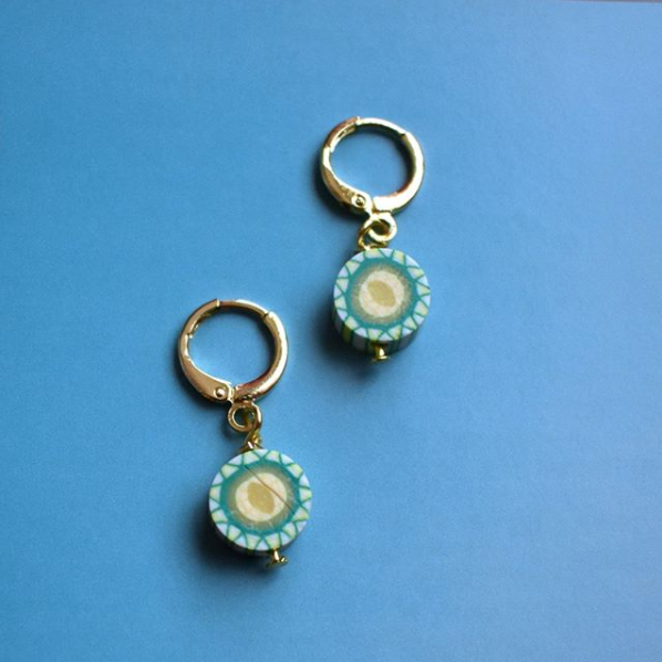 Cantaloupe Melon Earrings, Novelty Fruit Earrings | by Ifemi Jewels-4